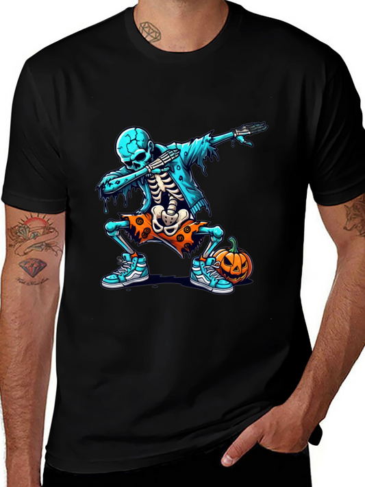 Skeleton Dabbing Halloween T-Shirt
