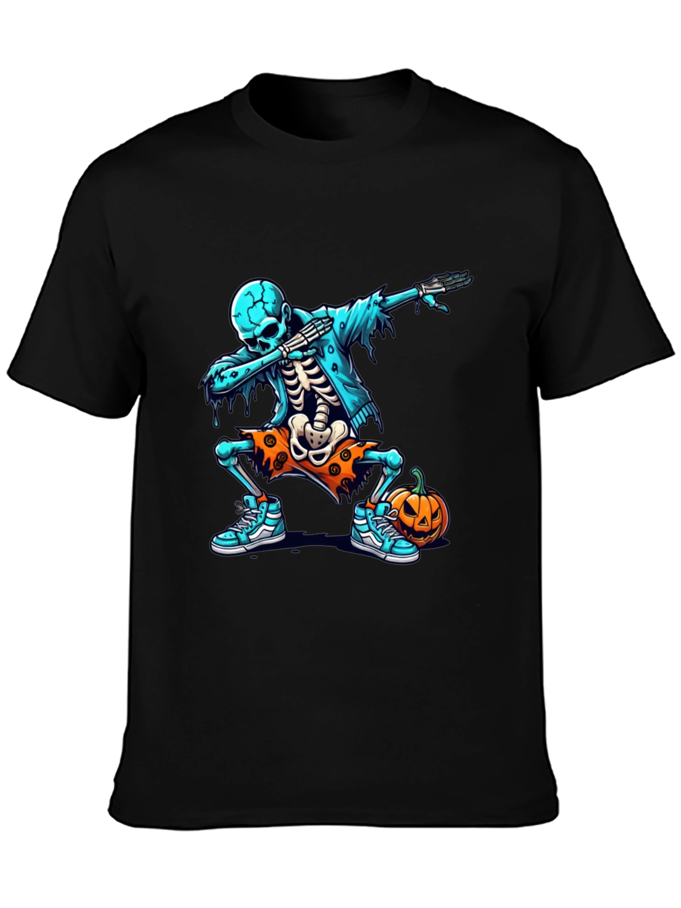 Skeleton Dabbing Halloween T-Shirt