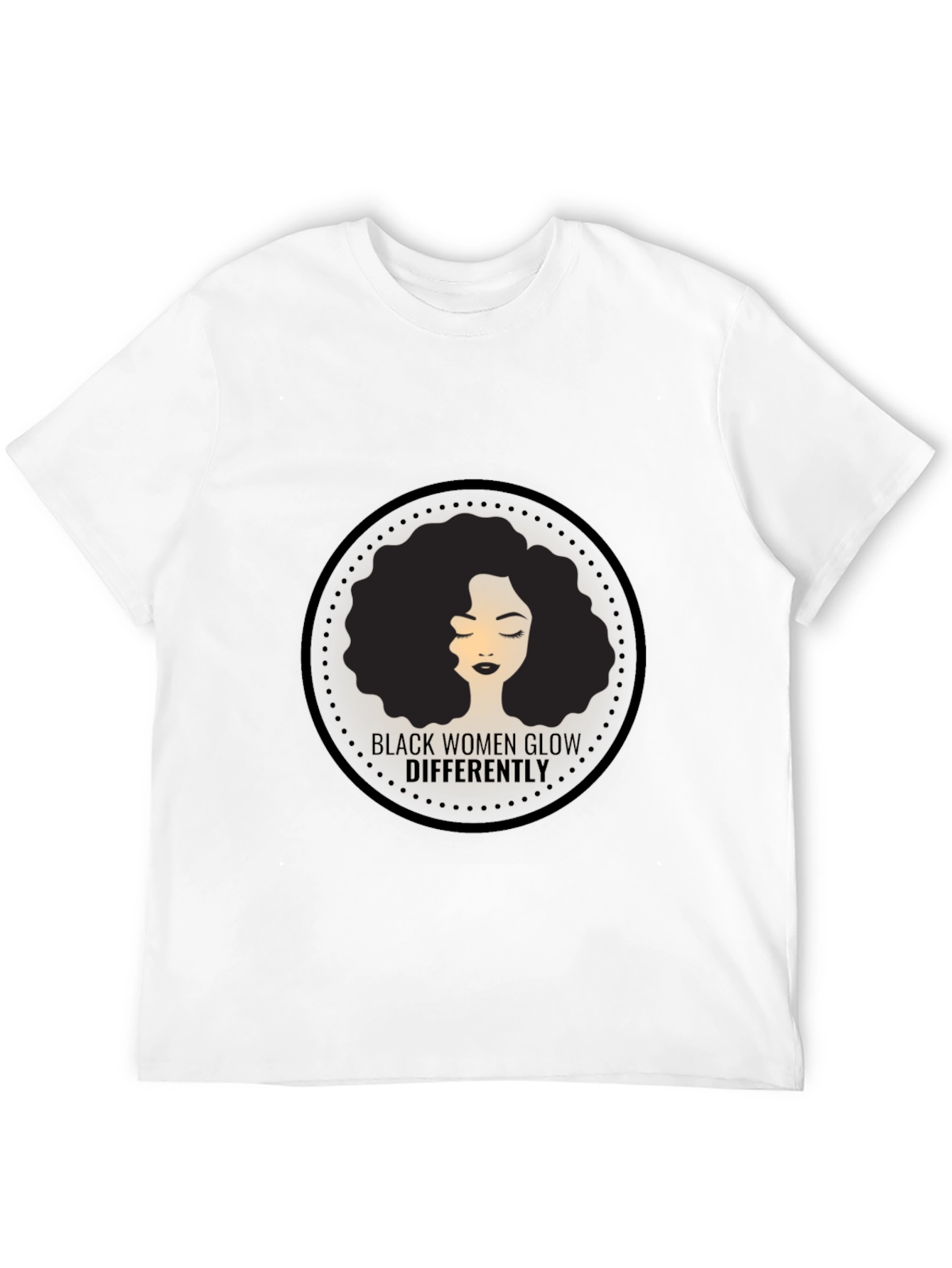 Black Women Glow Differently Graphic Tee
