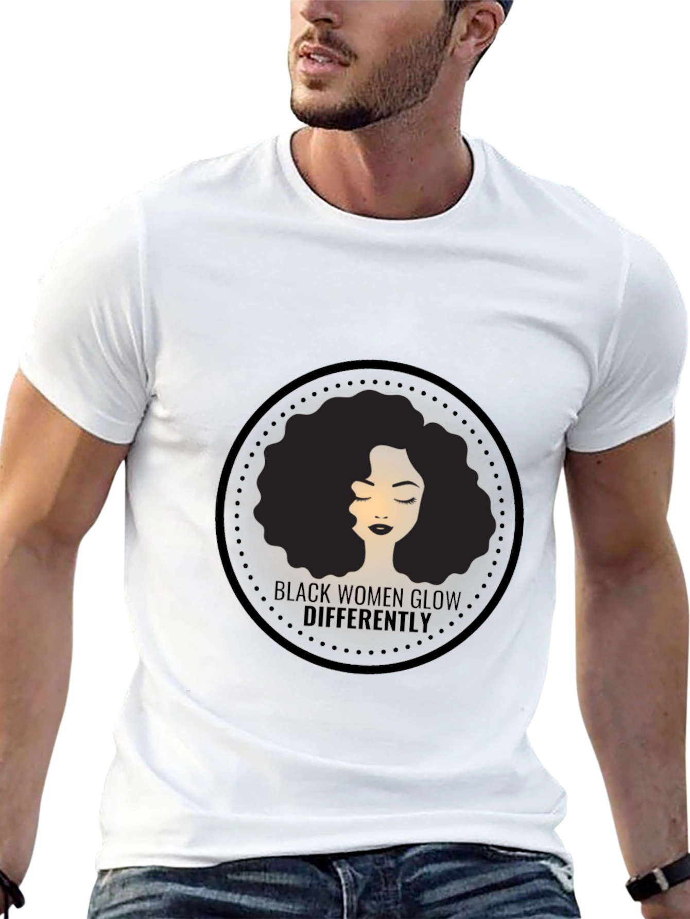 Black Women Glow Differently Graphic Tee
