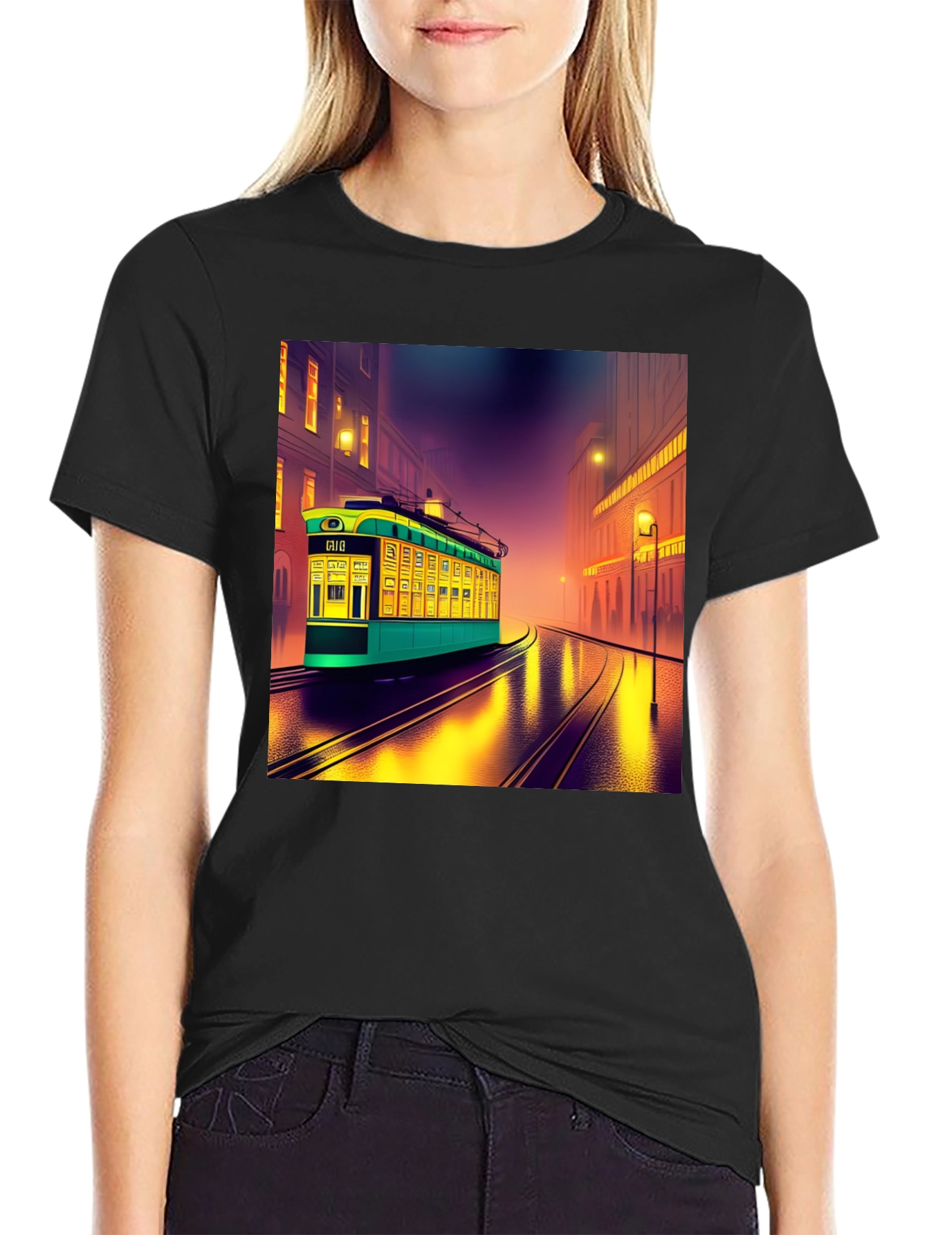 Retro City Trolley Graphic Tee