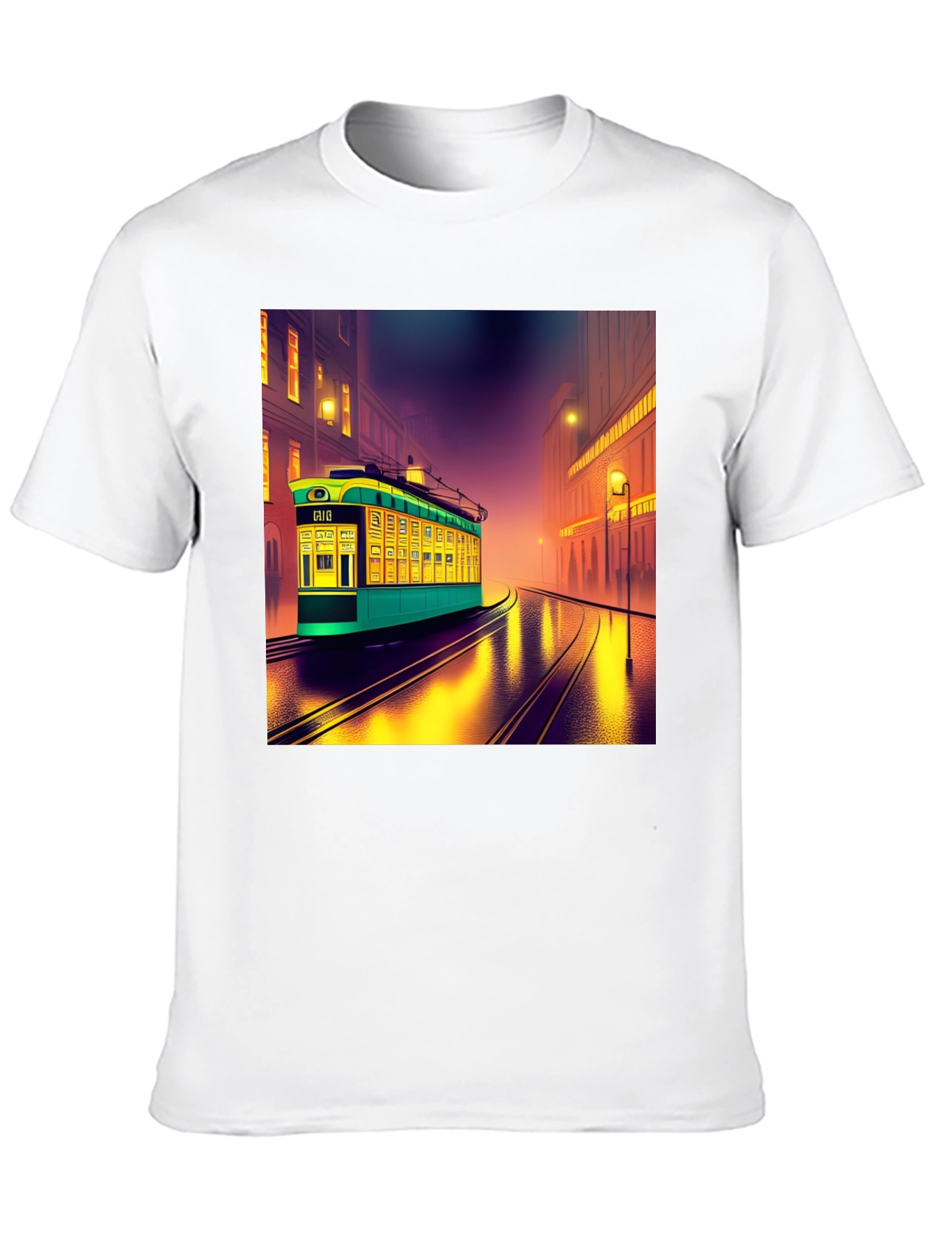 Retro City Trolley Graphic Tee