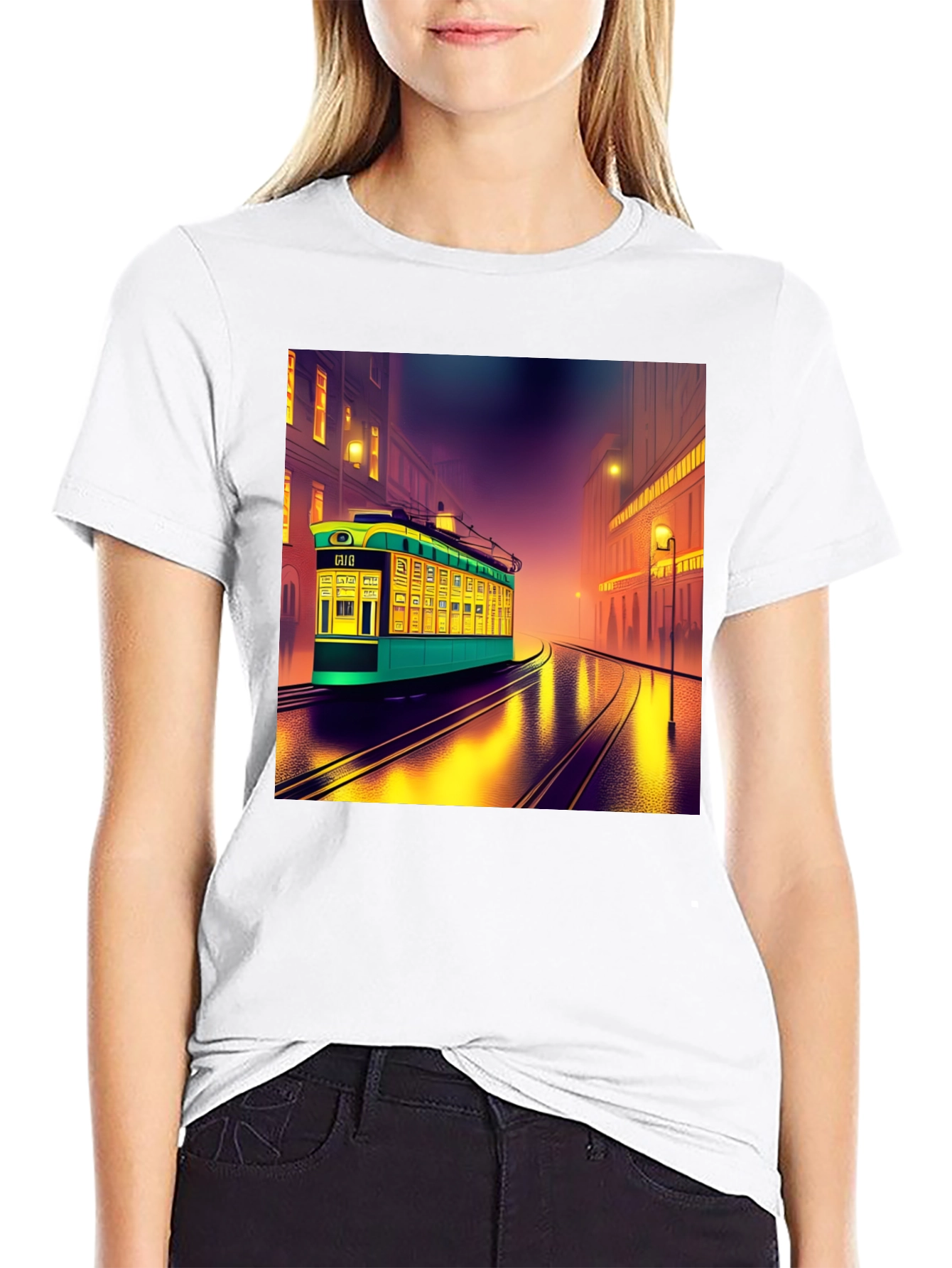 Retro City Trolley Graphic Tee