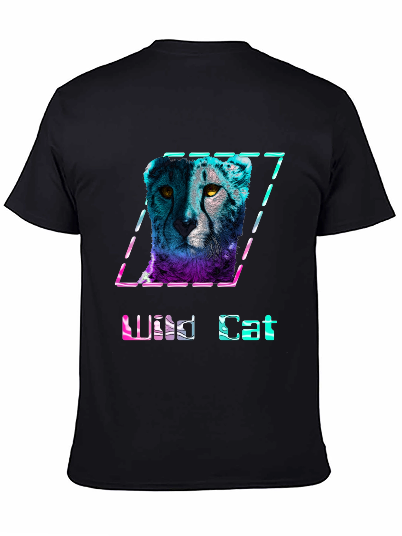 Wild Cat Graphic T-Shirt - Stylish Mens Tee
