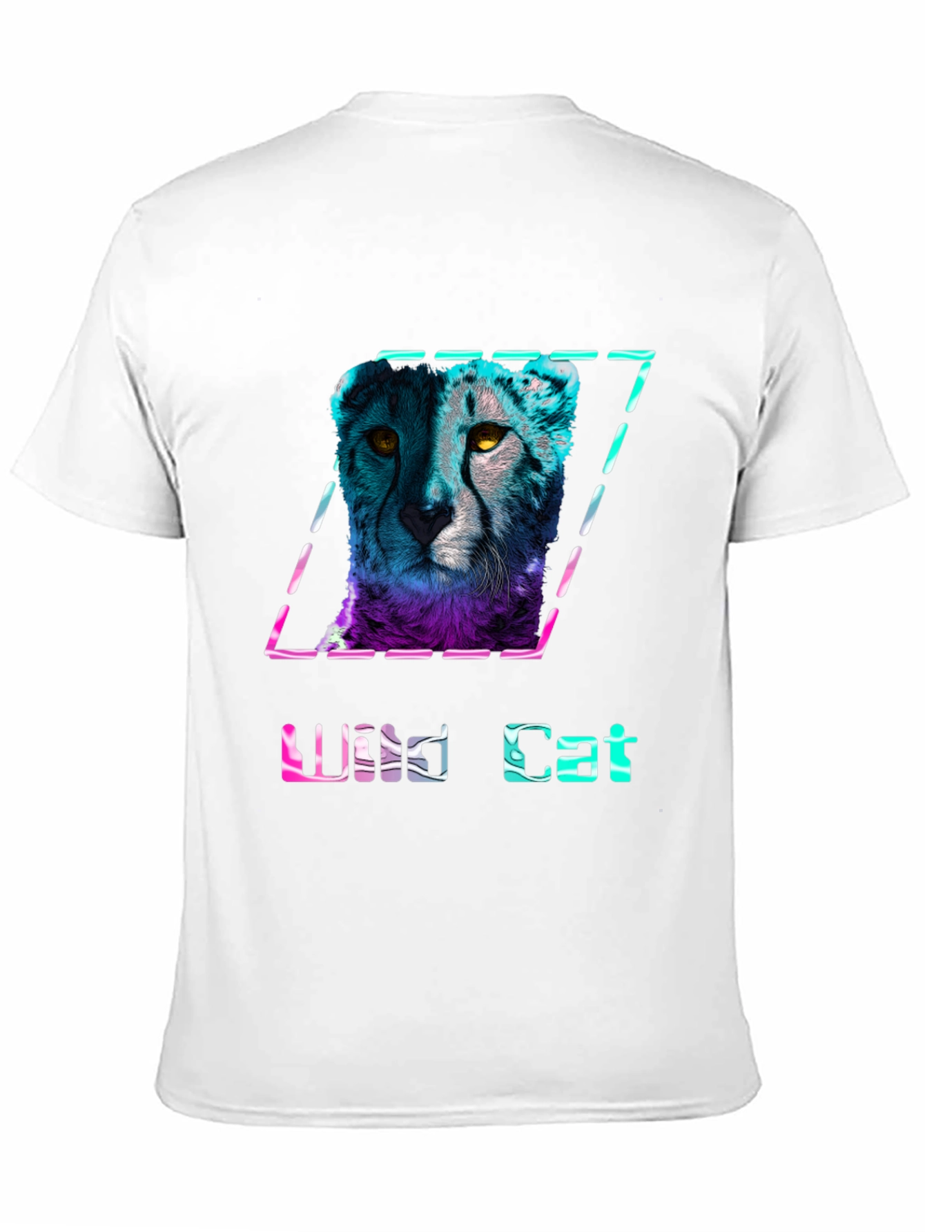 Wild Cat Graphic T-Shirt - Stylish Mens Tee