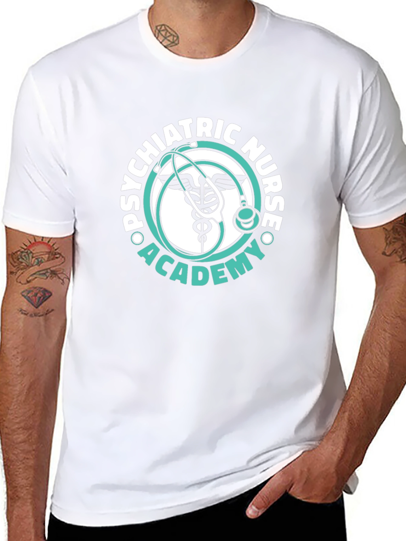 Psychiatric Nurse Academy Black T-Shirt