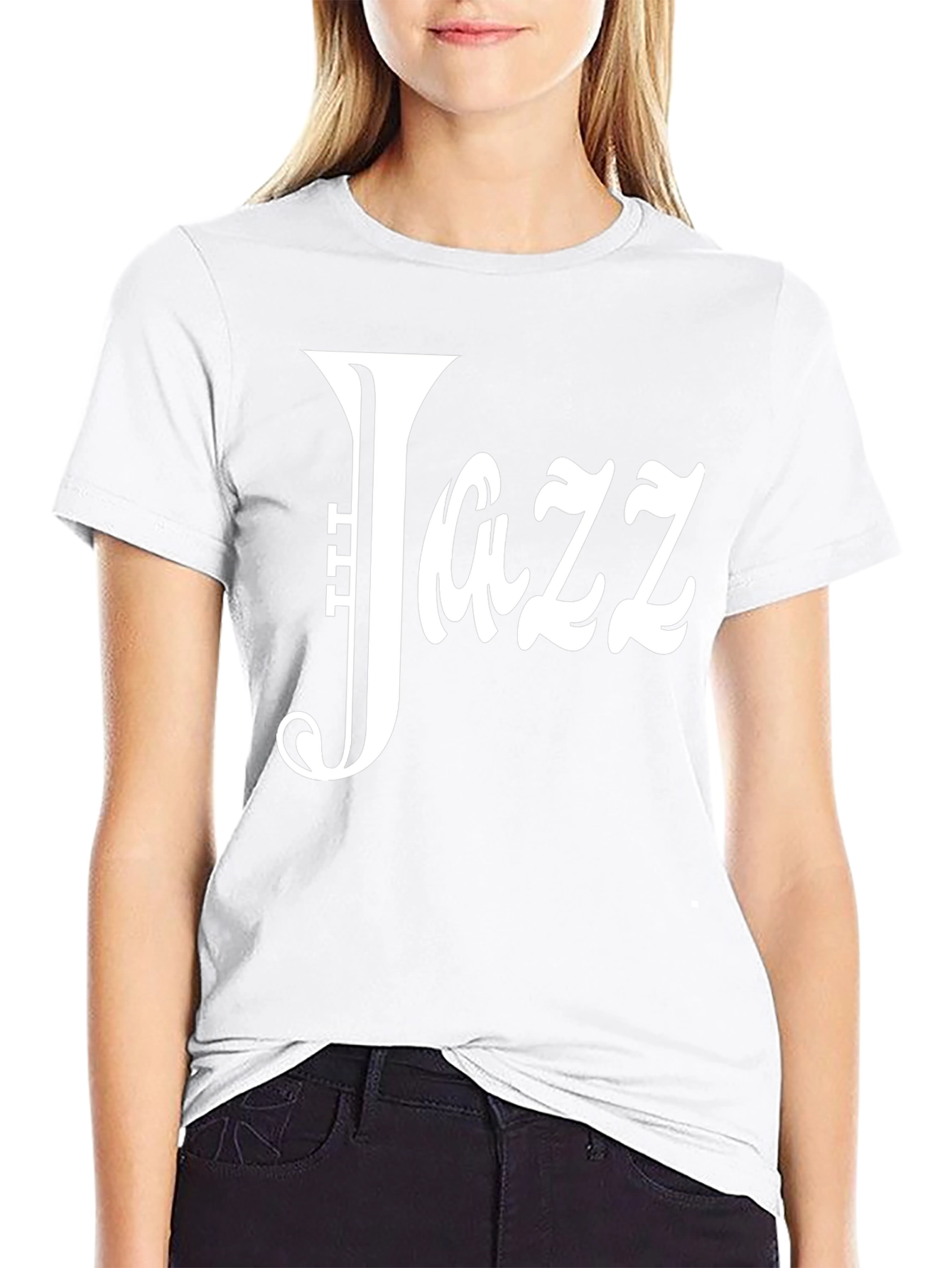 Jazz Music T-Shirt - Black Cotton Tee