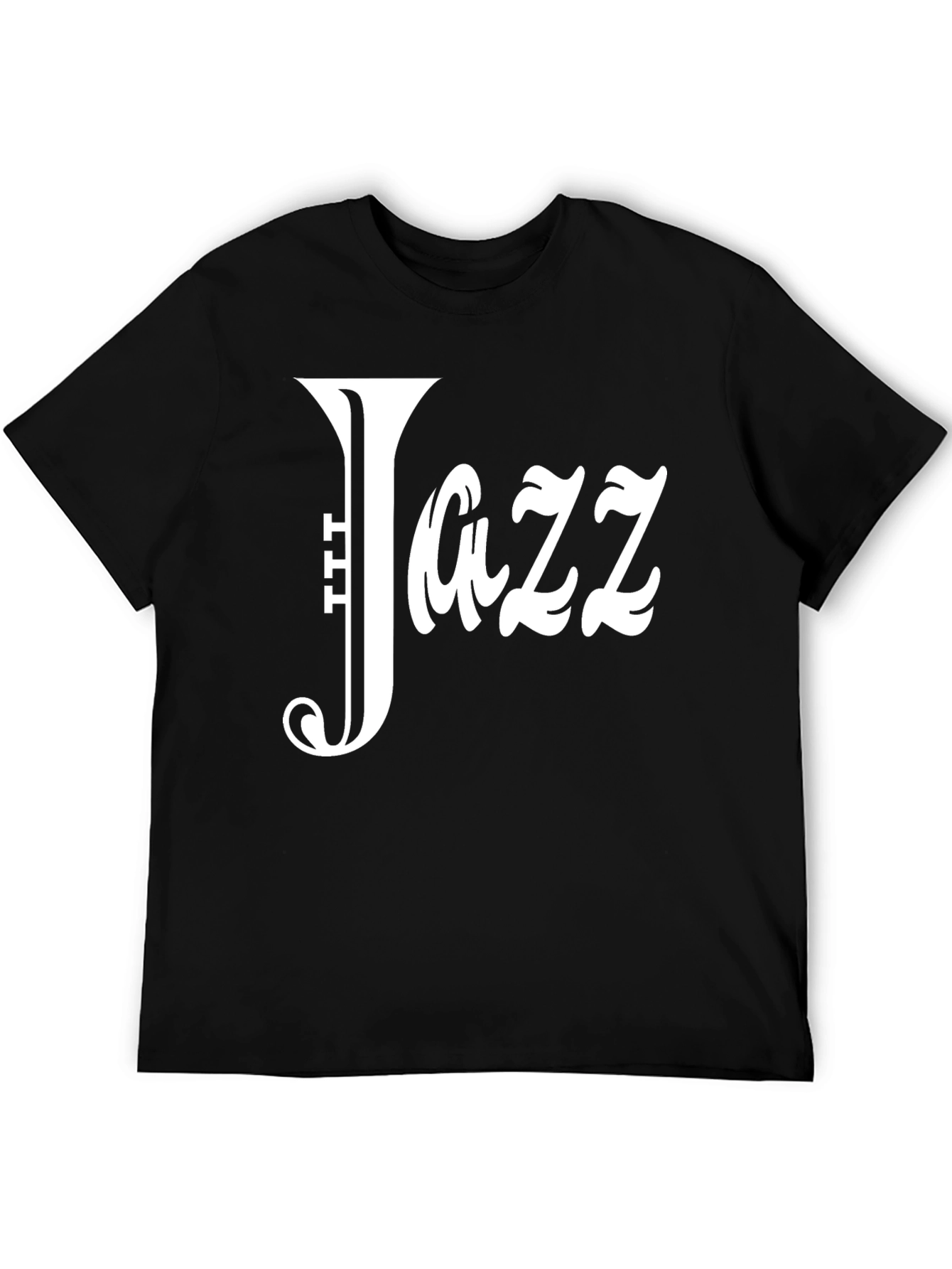 Jazz Music T-Shirt - Black Cotton Tee