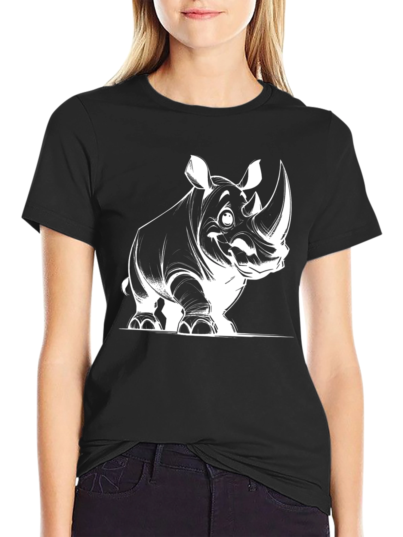 Rhino Graphic Tee - Black