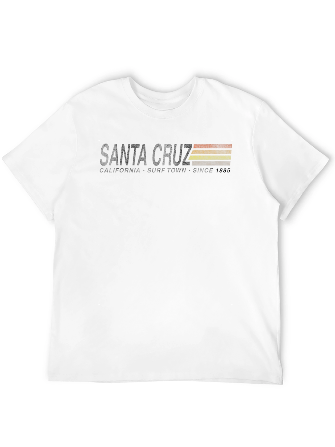 Santa Cruz California Surf Town Graphic T-Shirt