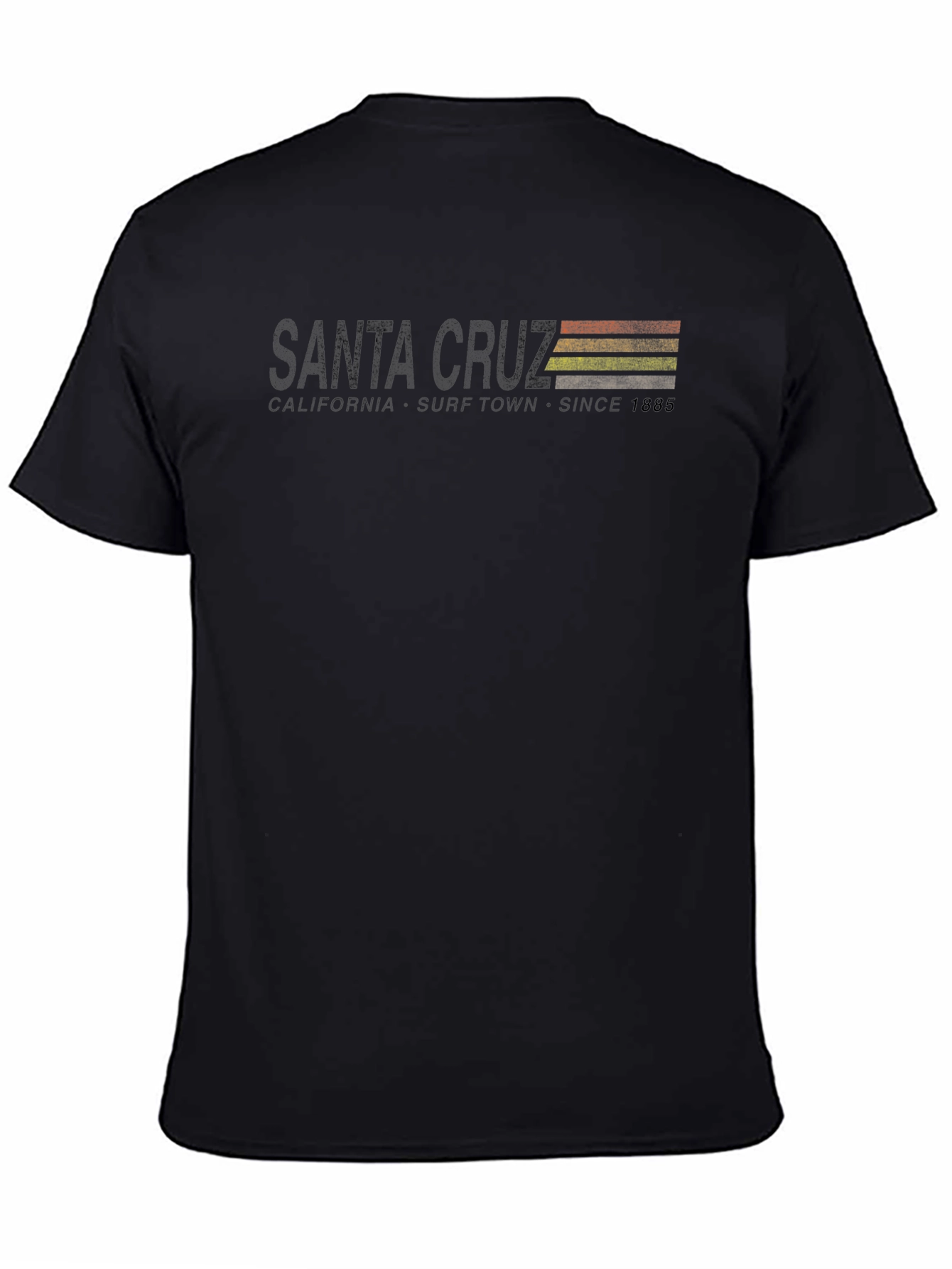 Santa Cruz California Surf Town Graphic T-Shirt