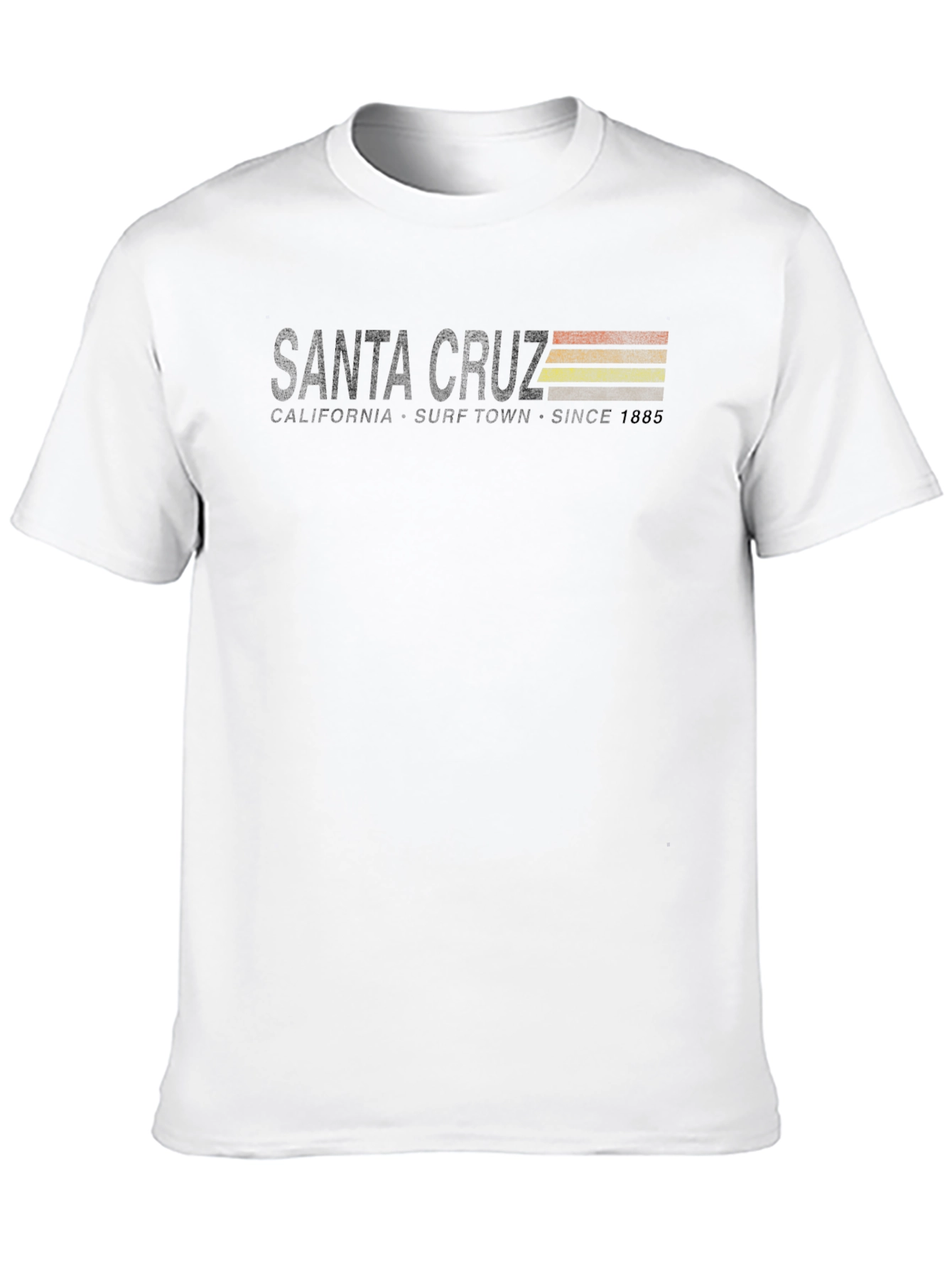 Santa Cruz California Surf Town Graphic T-Shirt