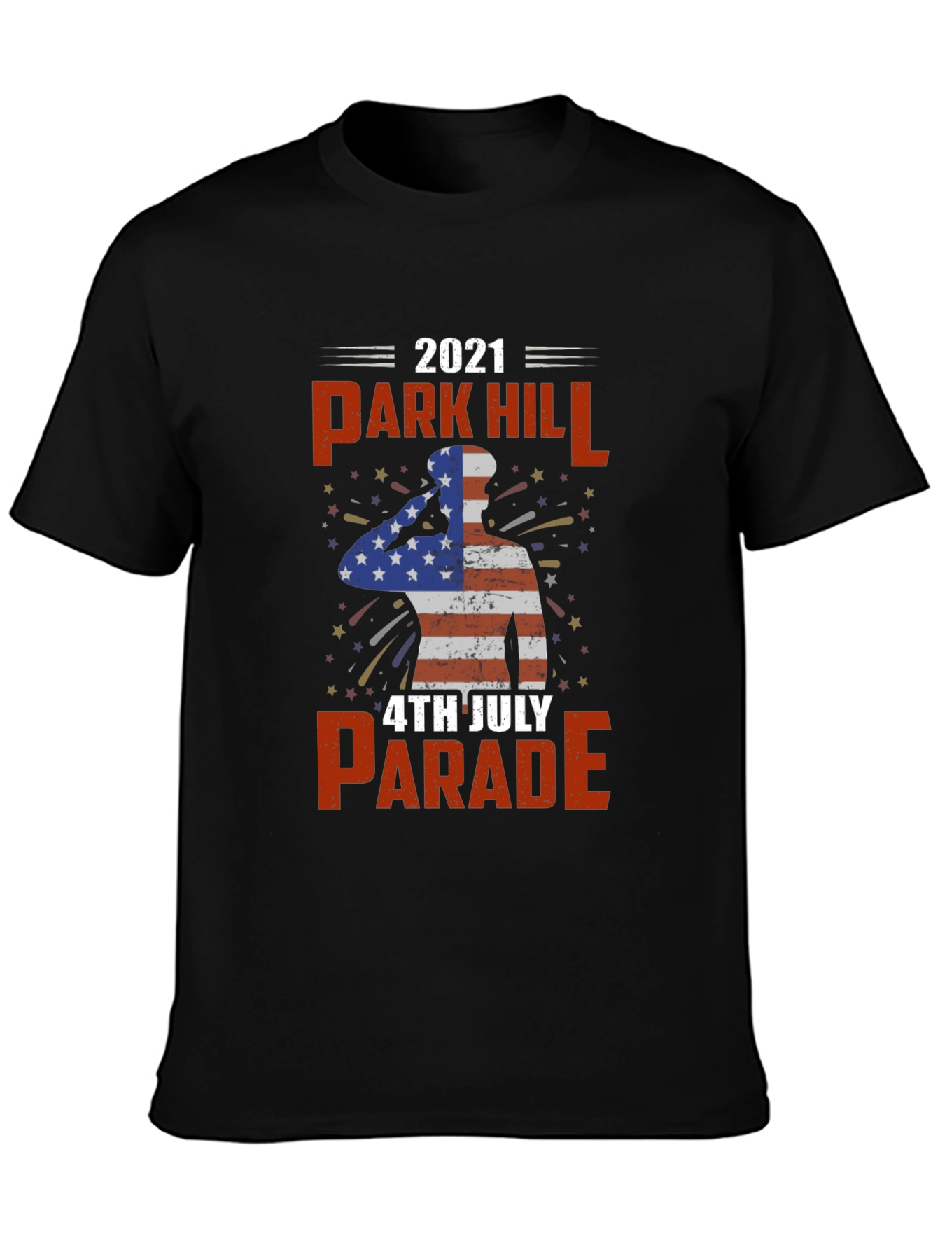 Park Hill 4th July Parade 2021 Patriotic T-Shirt