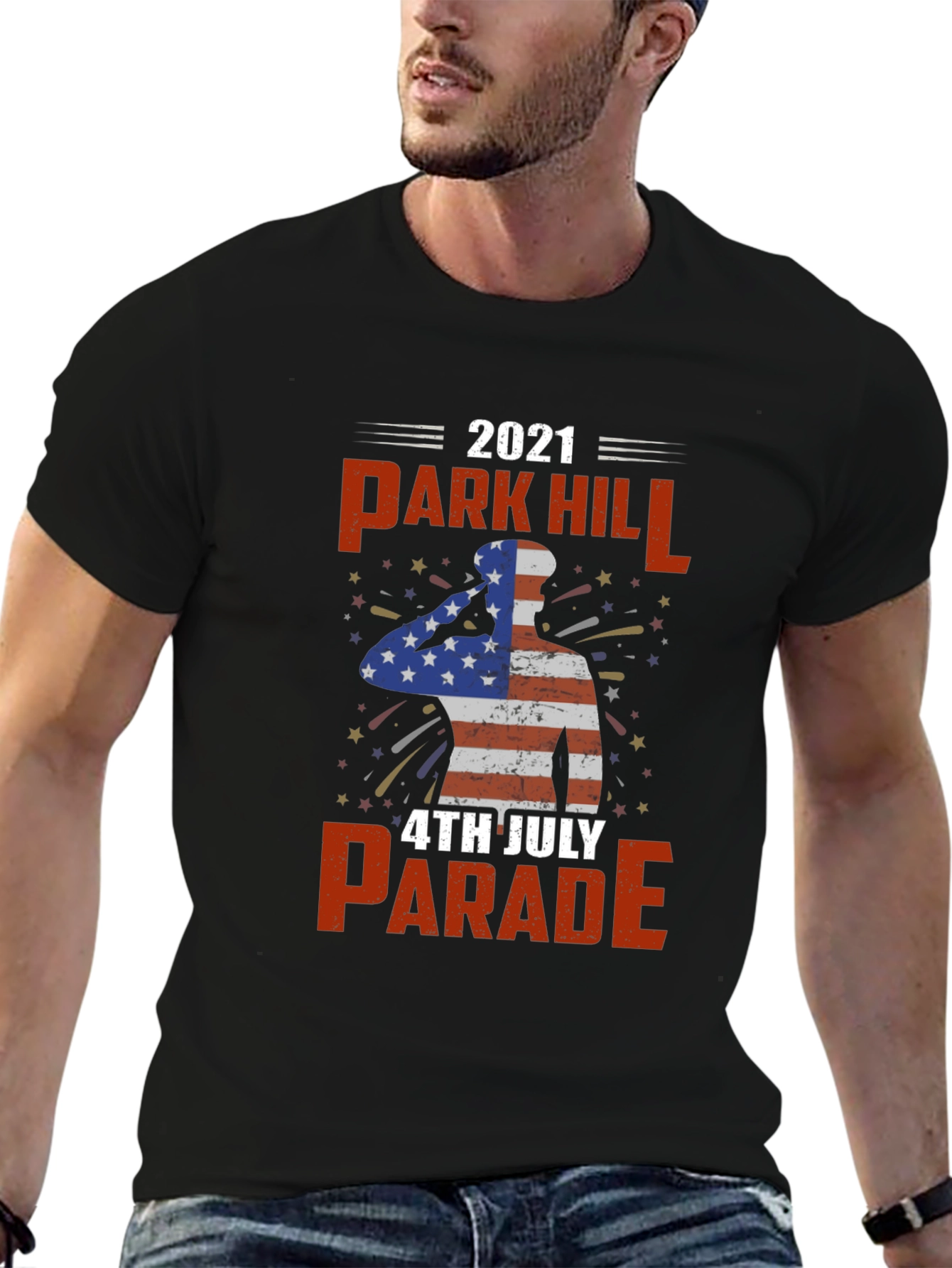 Park Hill 4th July Parade 2021 Patriotic T-Shirt