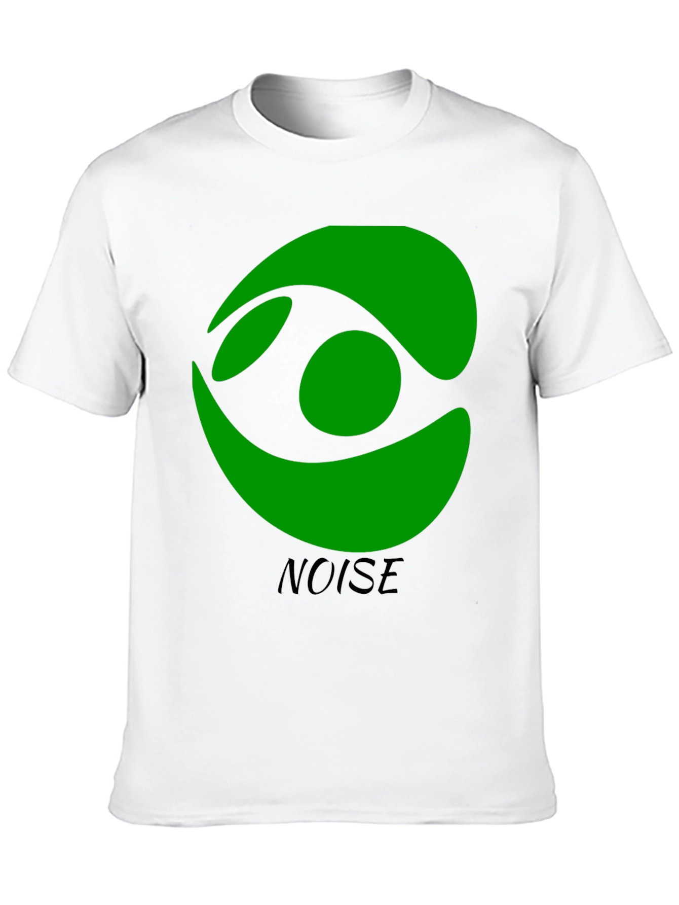 Green Eye Noise Black T-Shirt - Stylish Graphic Tee