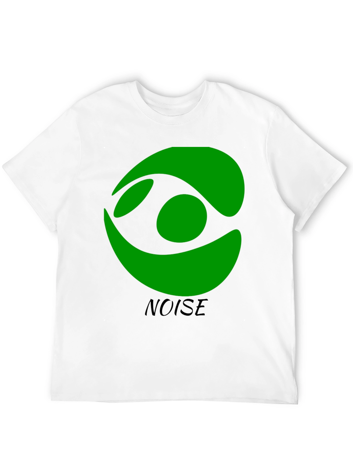 Green Eye Noise Black T-Shirt - Stylish Graphic Tee