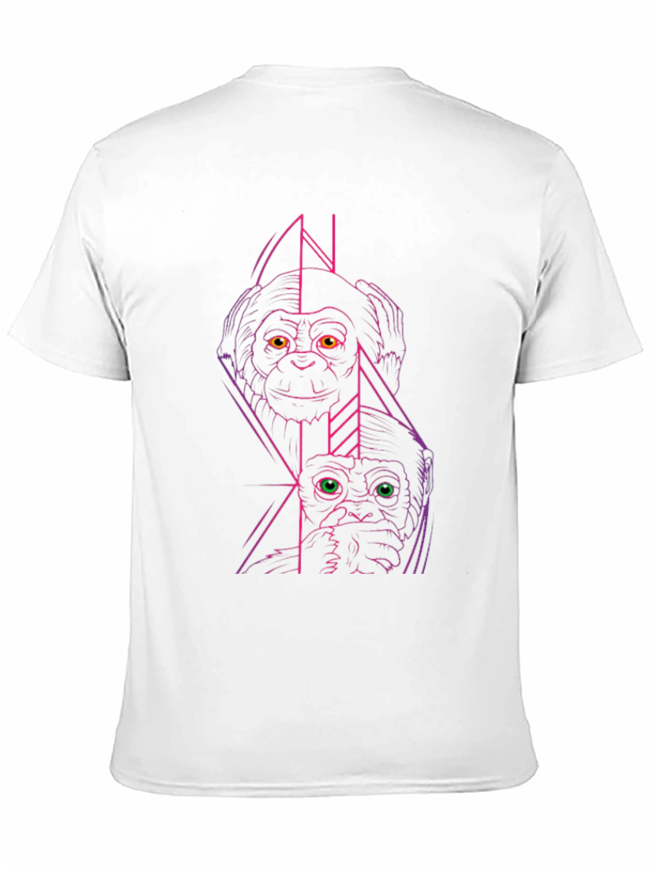Geometric Monkey Graphic Tee