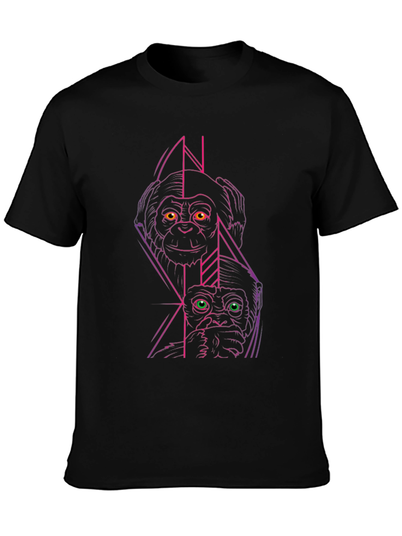 Geometric Monkey Graphic Tee