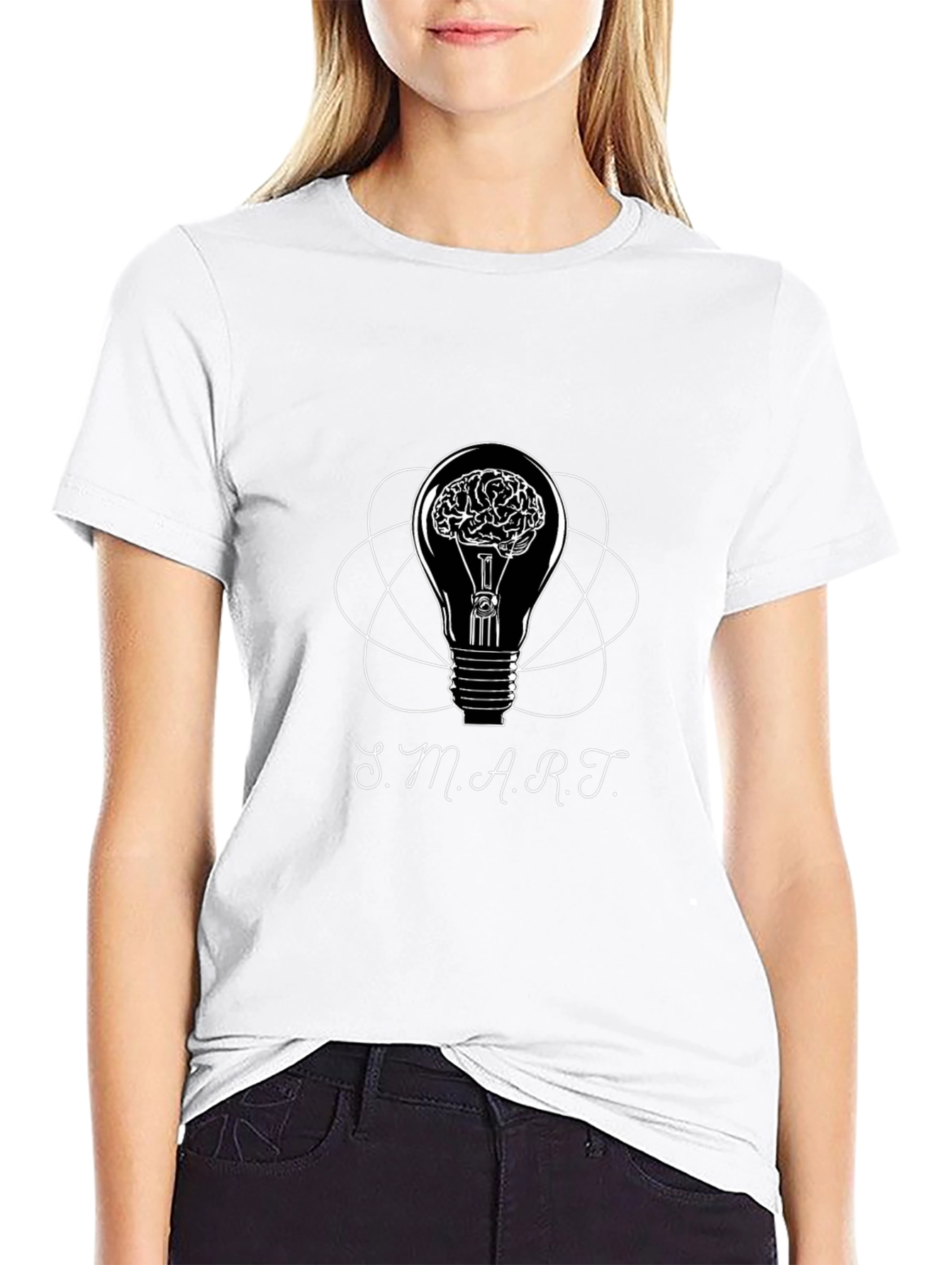 Smart Idea T-Shirt - Brain Bulb Design