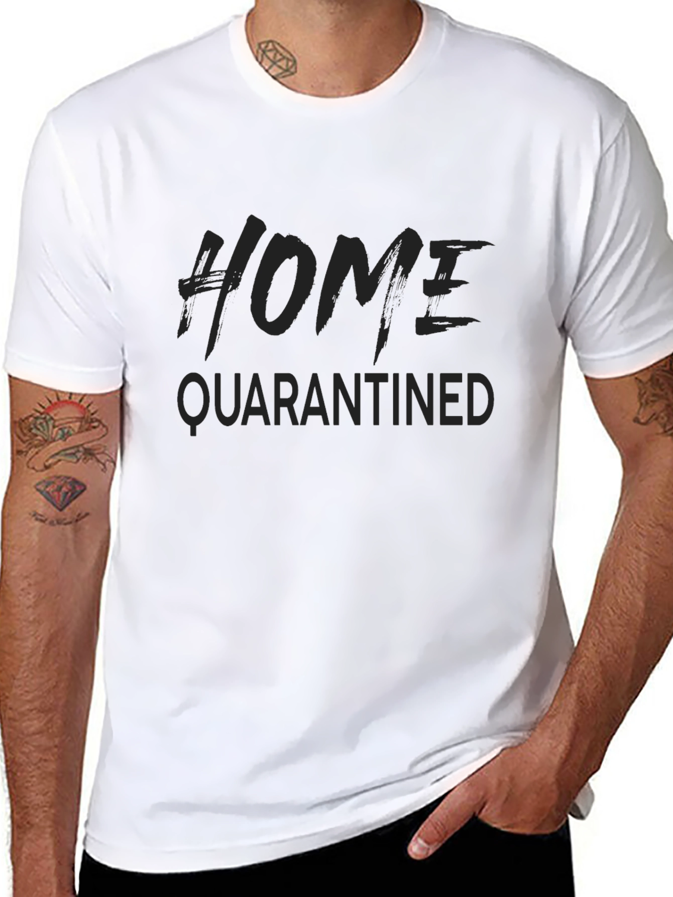 Home Quarantined Black T-Shirt