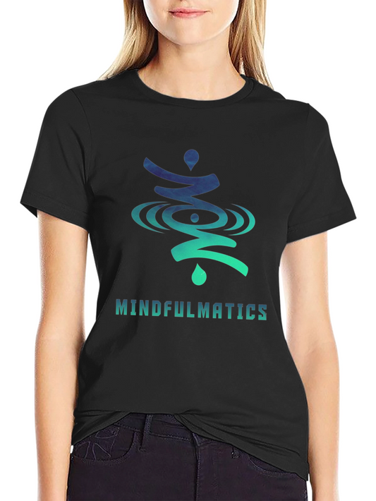 Mindfulmatics Graphic Print Crew Neck T-Shirt
