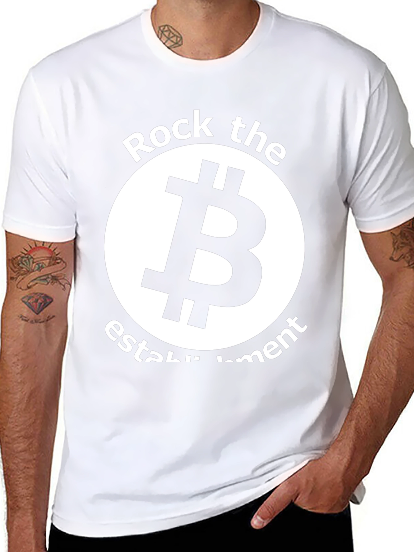 Bitcoin Revolution T-Shirt - Rock the Establishment
