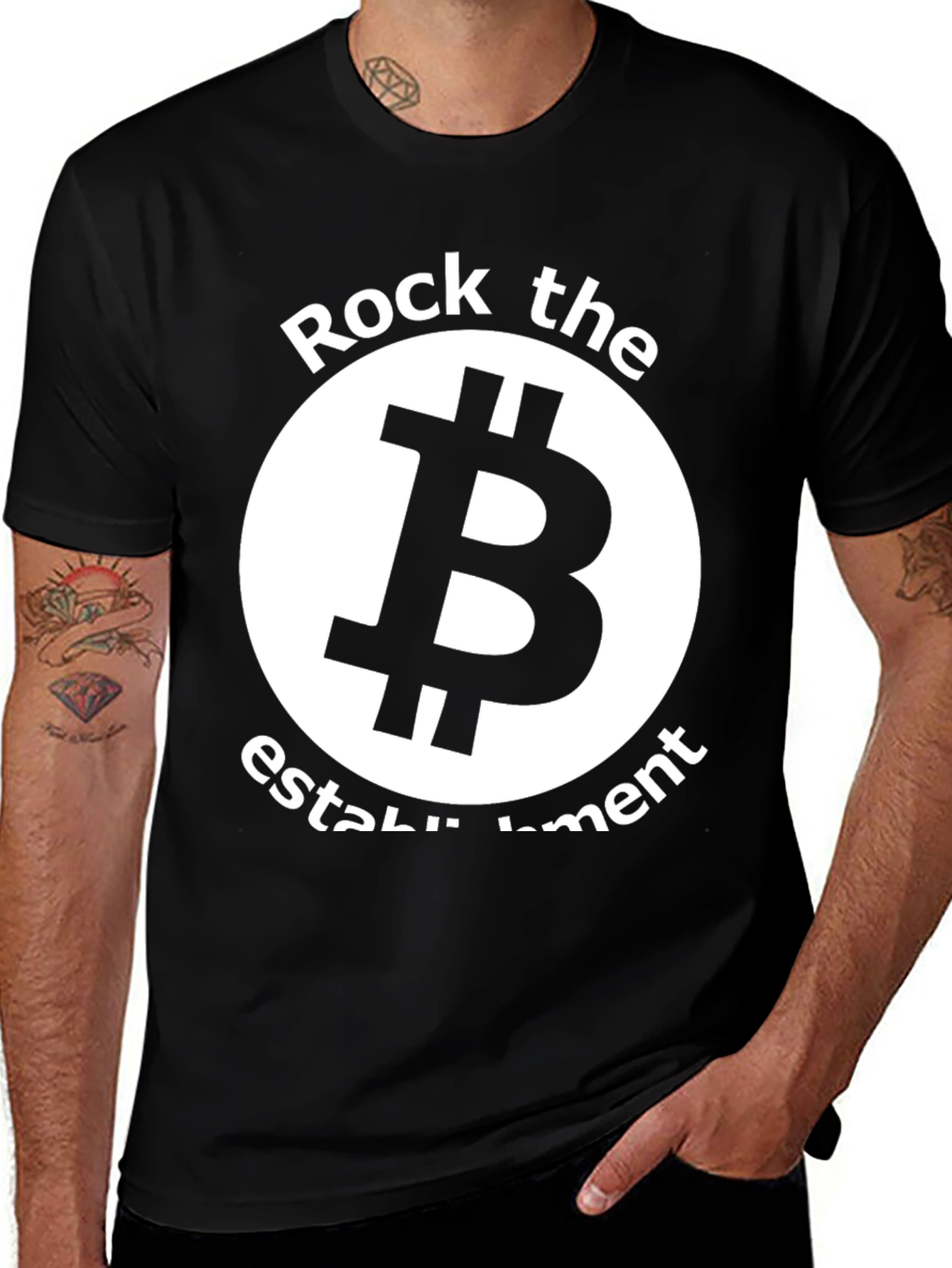 Bitcoin Revolution T-Shirt - Rock the Establishment