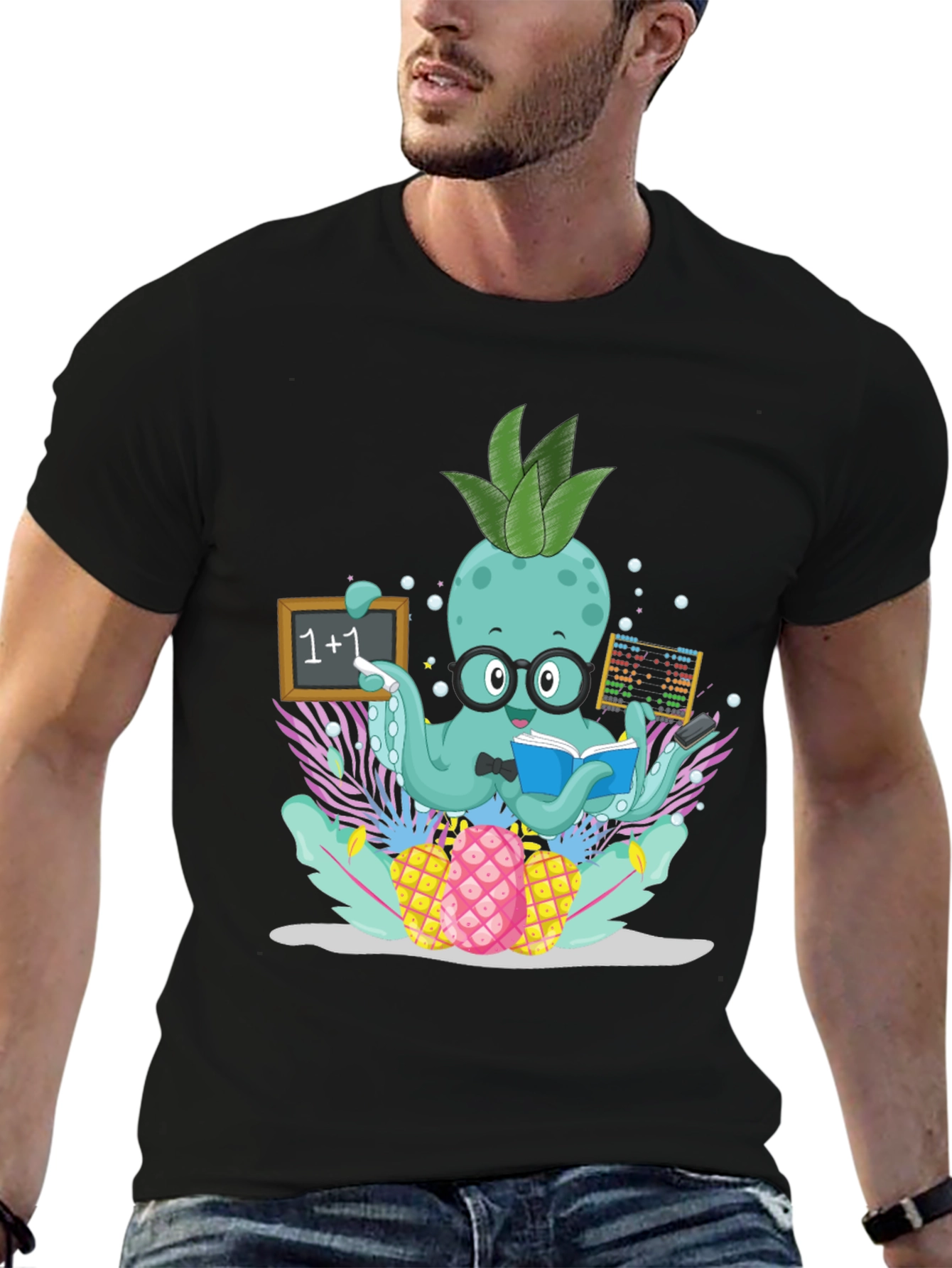Math Teacher Octopus T-Shirt