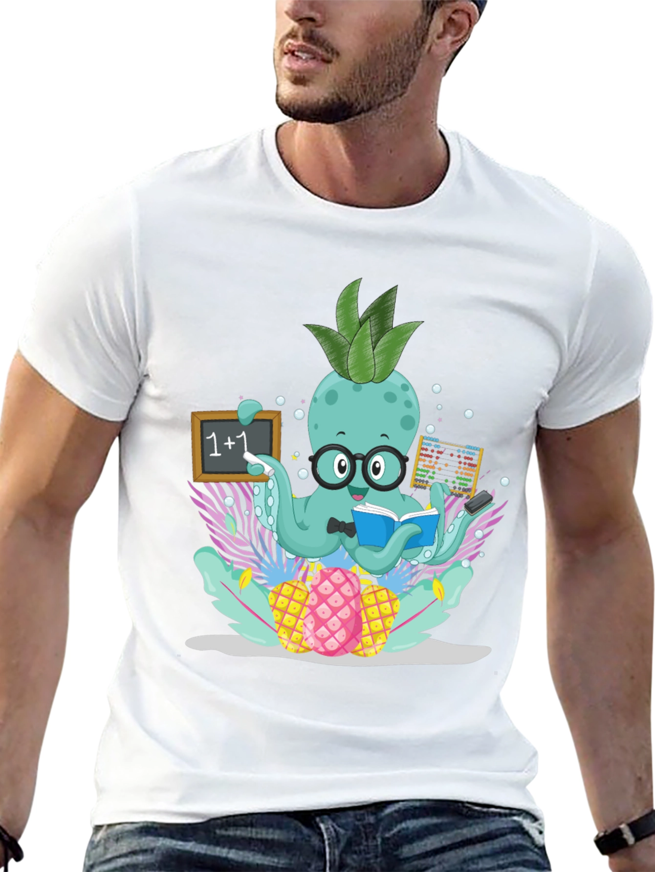 Math Teacher Octopus T-Shirt