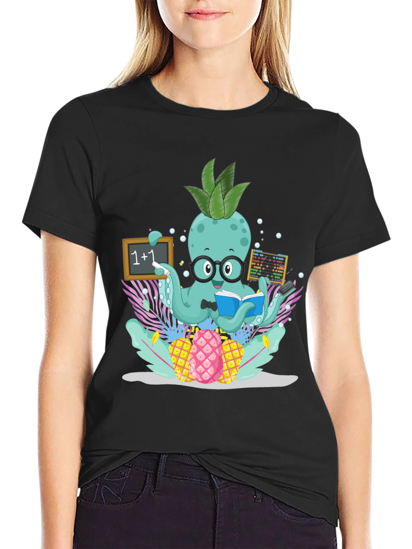 Math Teacher Octopus T-Shirt