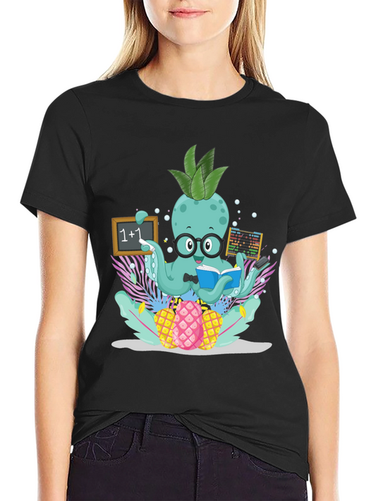 Math Teacher Octopus T-Shirt