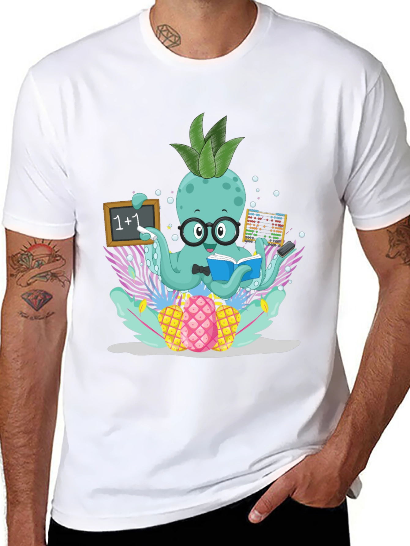 Math Teacher Octopus T-Shirt