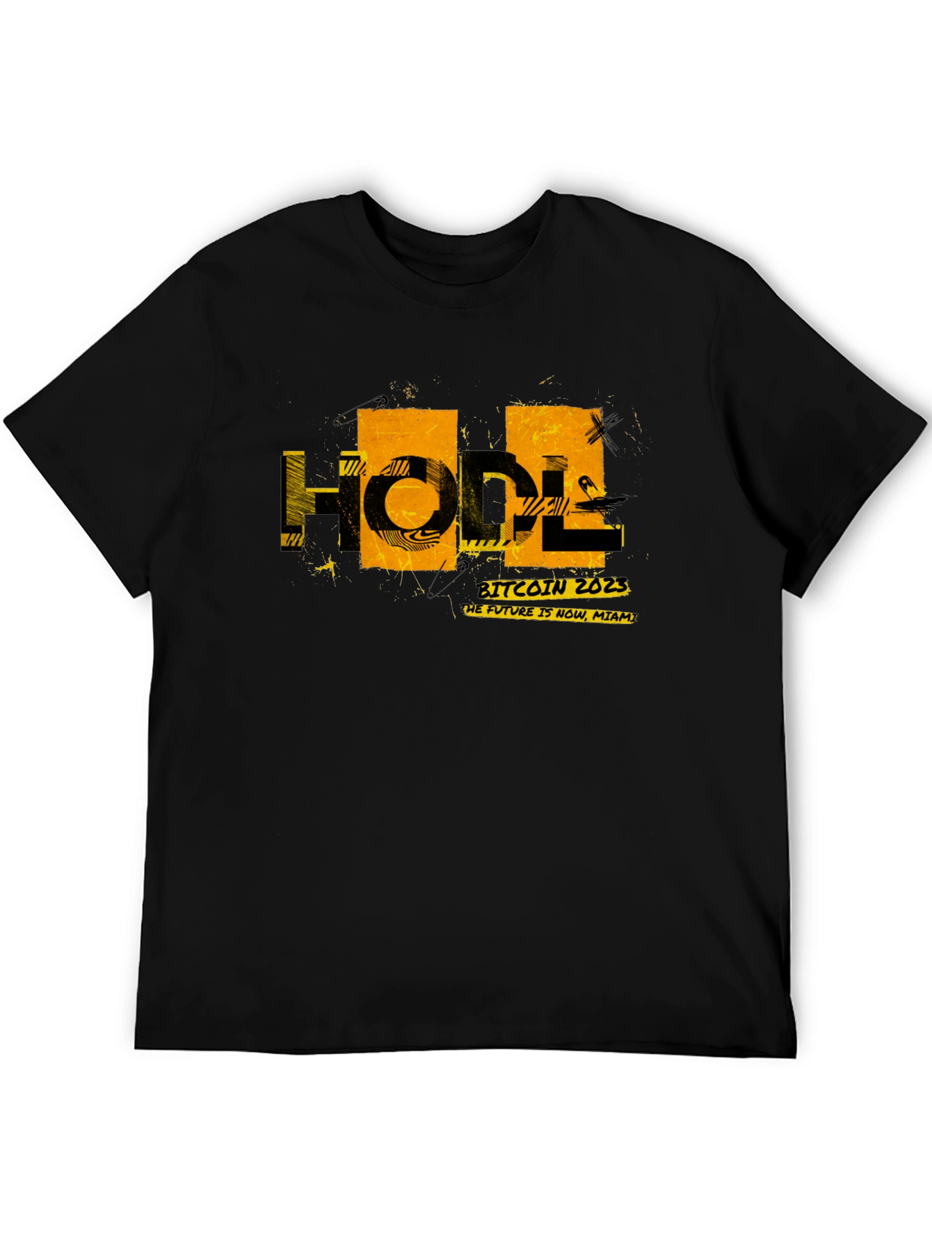 Bitcoin 2023 HODL Graphic Black T-Shirt