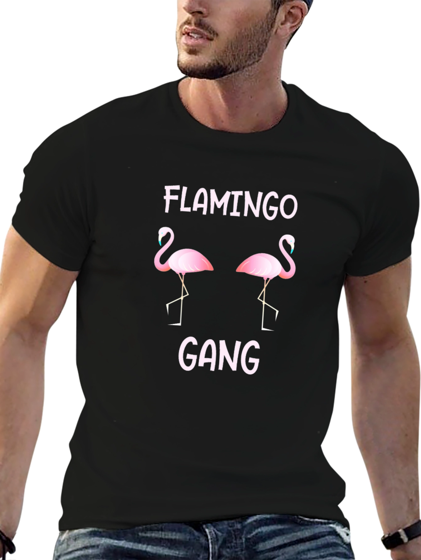 Flamingo Gang Graphic T-Shirt