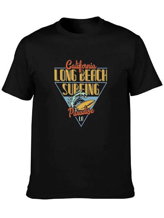 California Long Beach Surfing T-Shirt