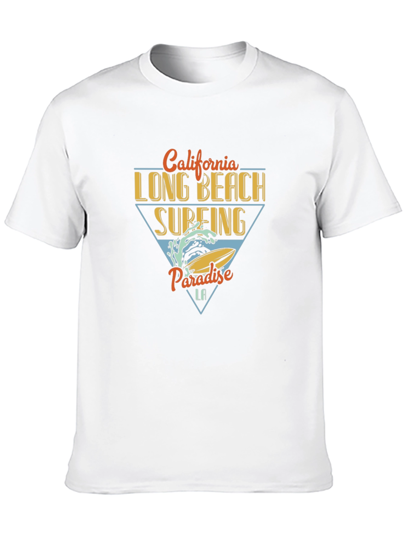 California Long Beach Surfing T-Shirt