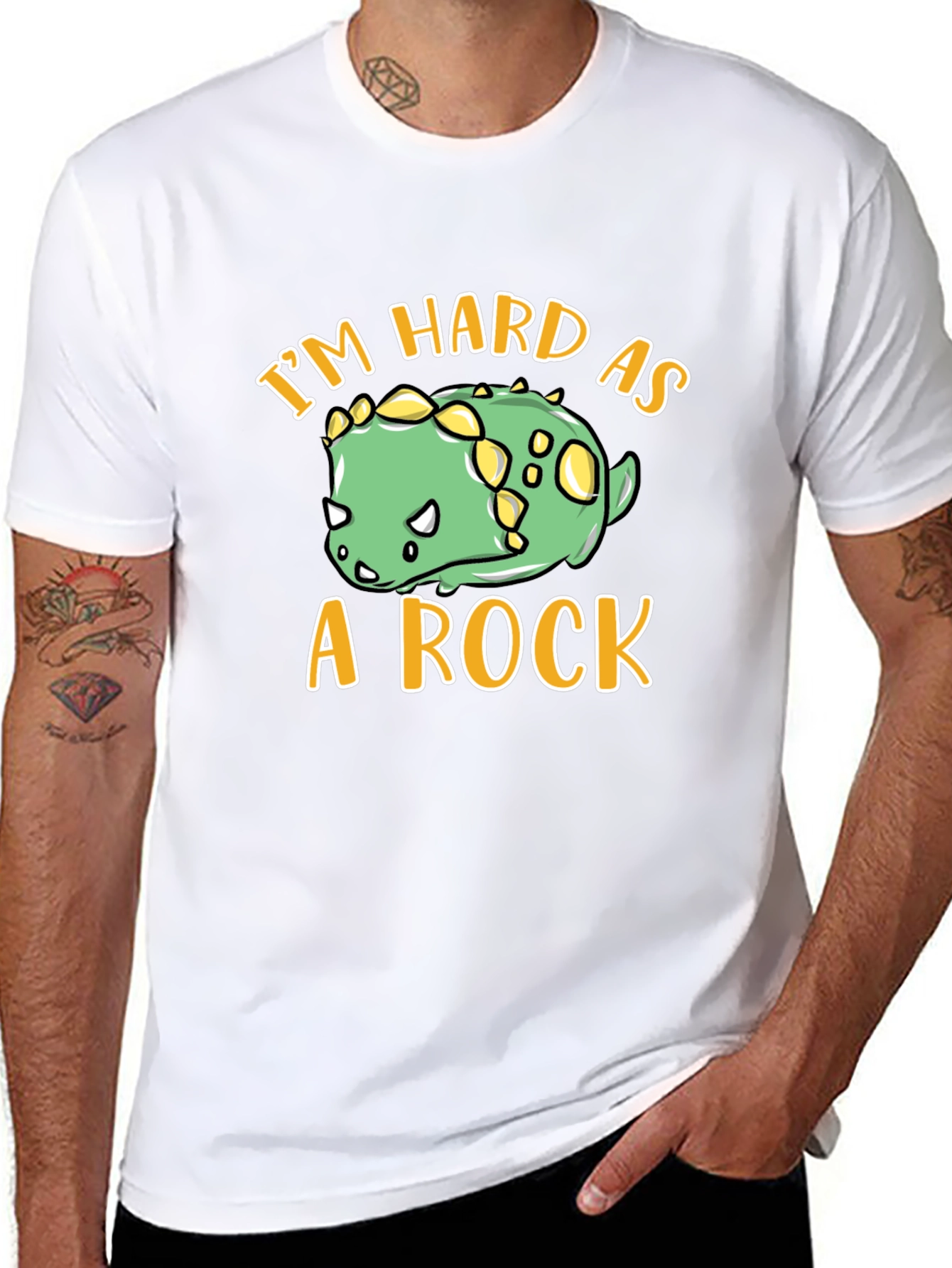 Im Hard As A Rock Dino T-Shirt