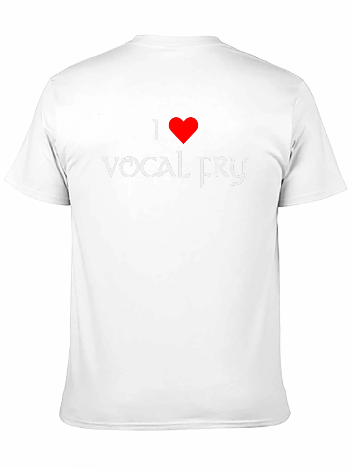 I Heart Vocal Fry Black T-Shirt