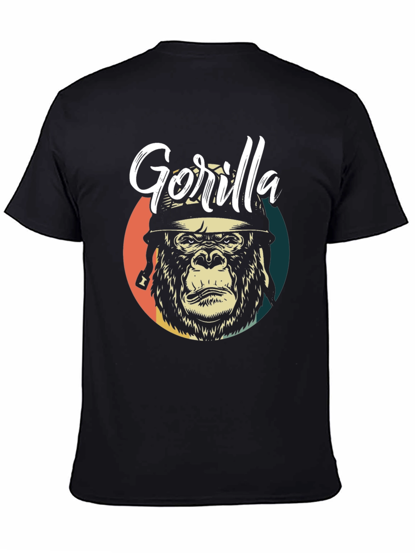 Gorilla Graphic Tee - Retro Style