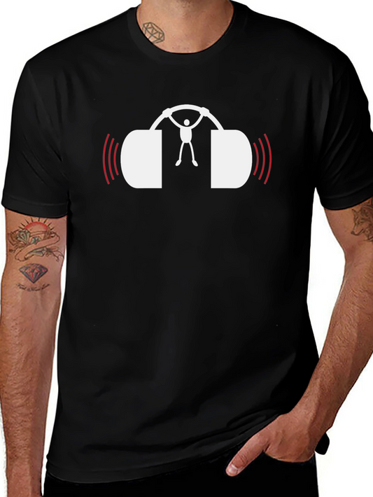Music Lovers Black Graphic Tee