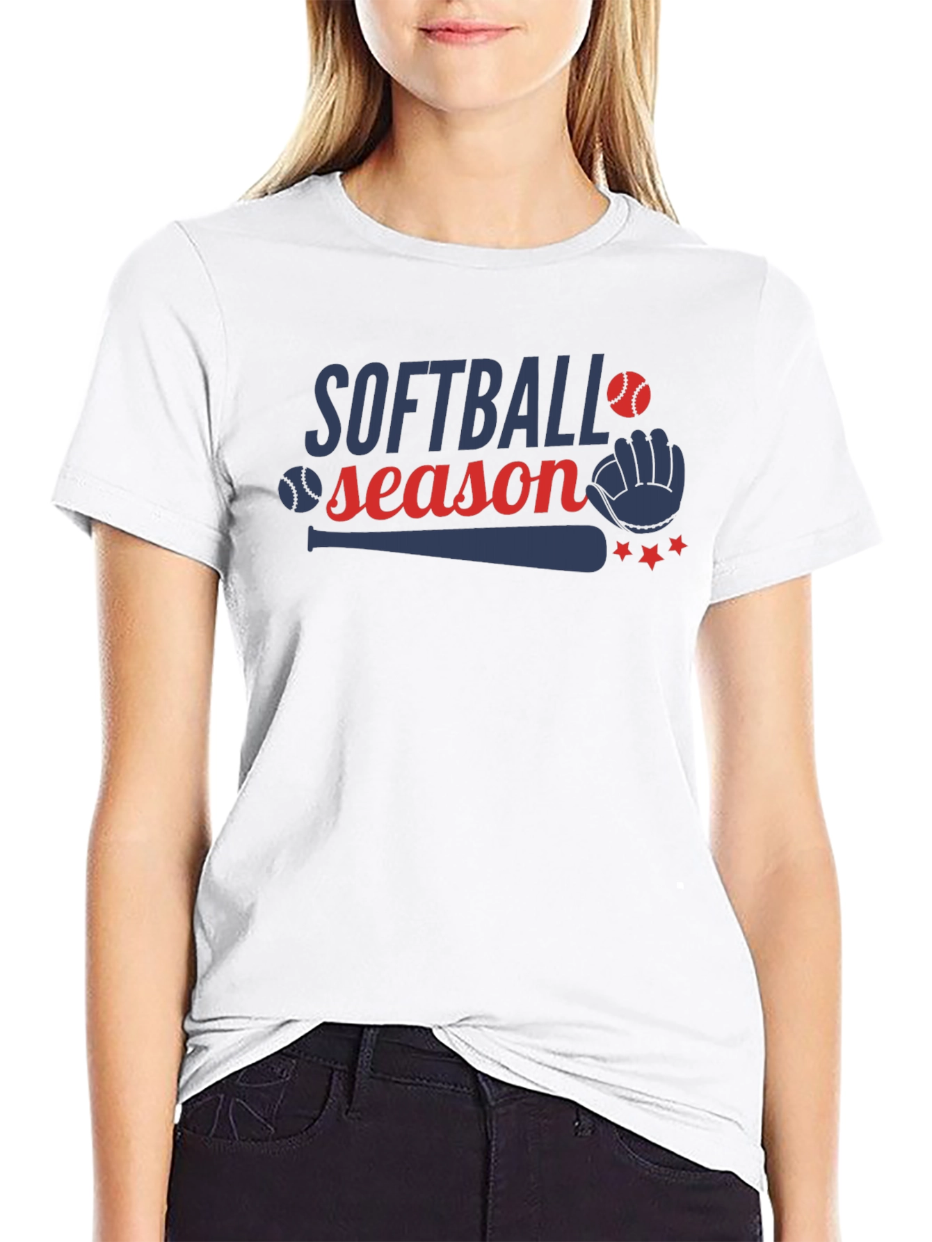 Softball Season Graphic T-Shirt - Baseball Lover Tee
