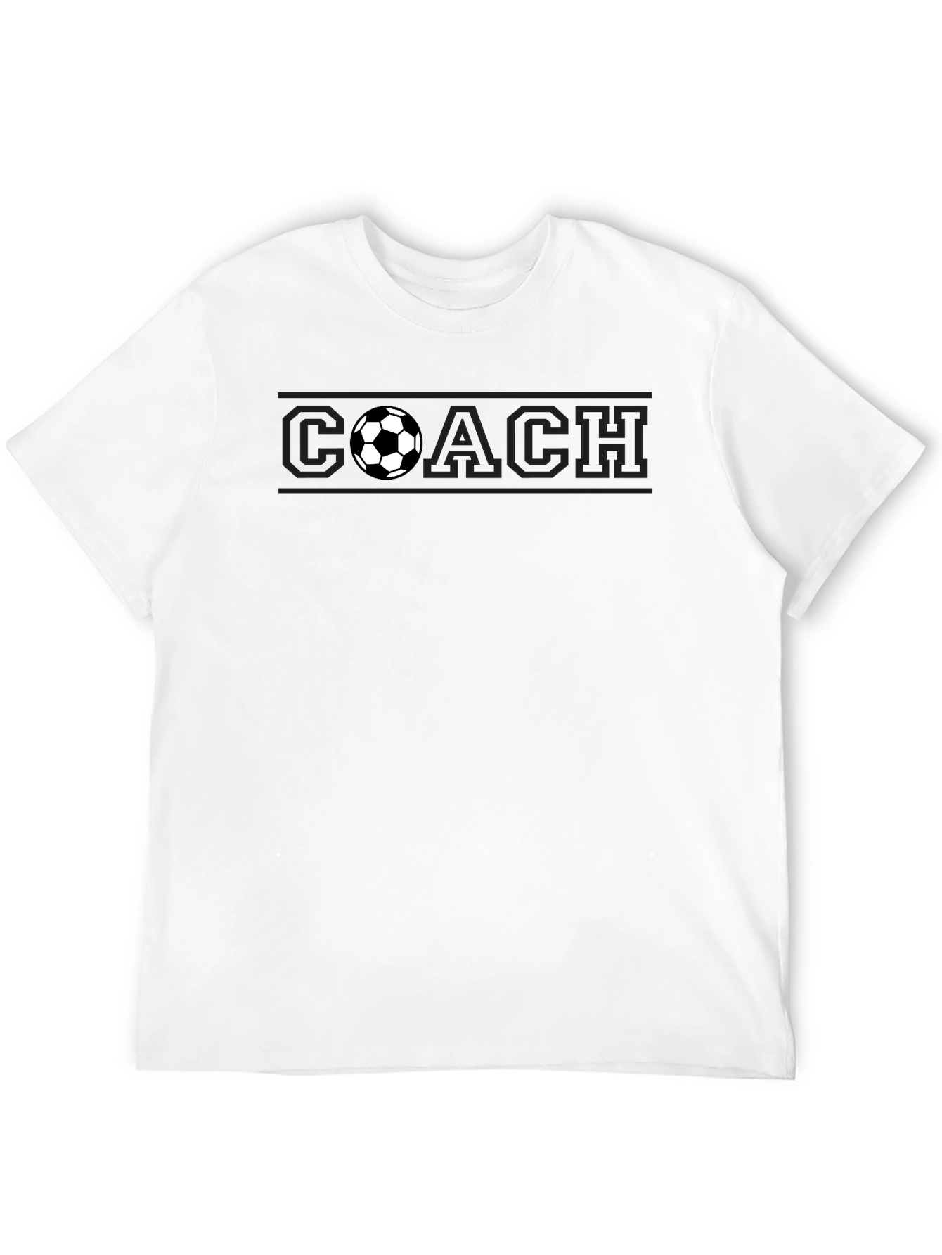Soccer Coach Black T-Shirt