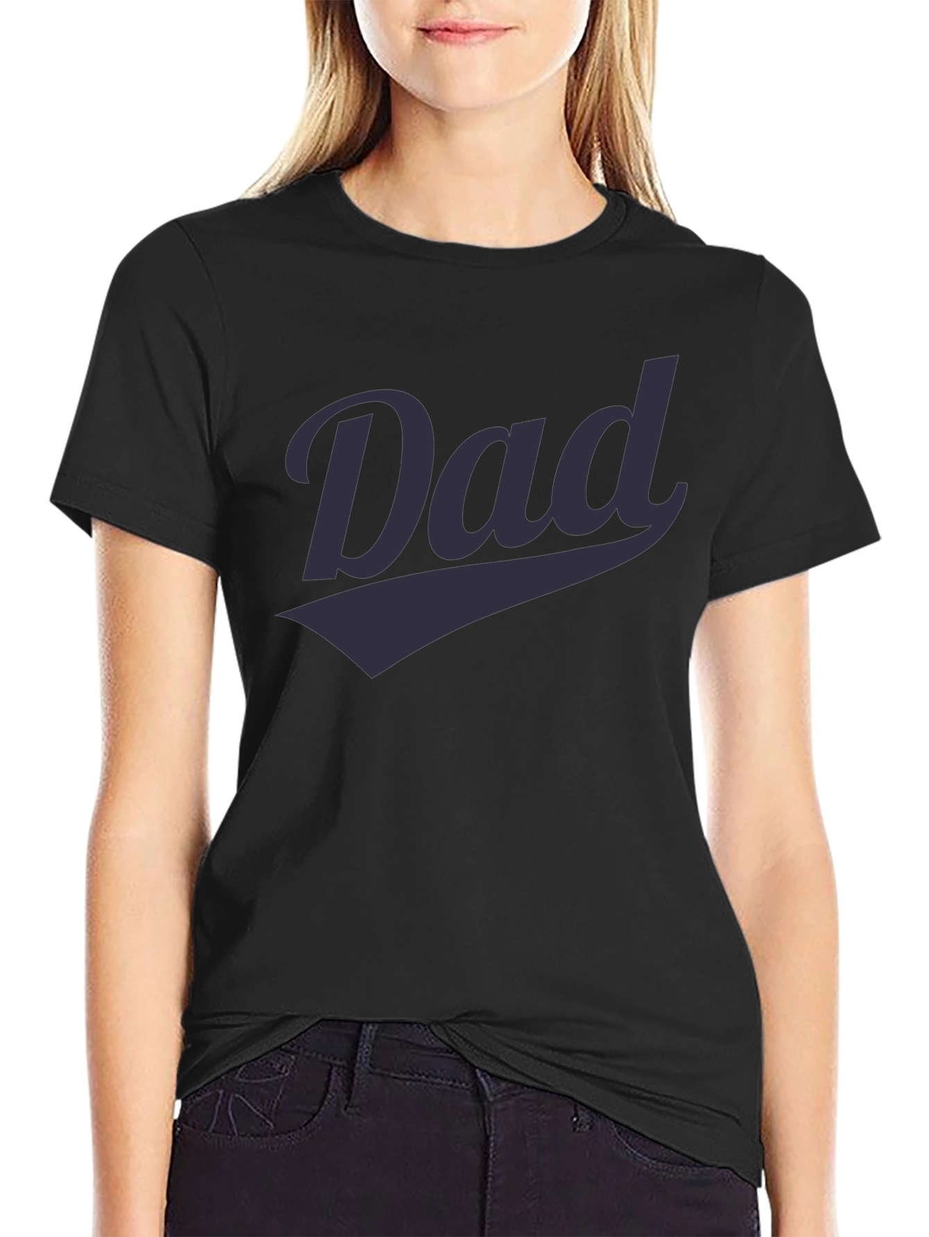 Dad Script T-Shirt - Comfortable Casual Wear