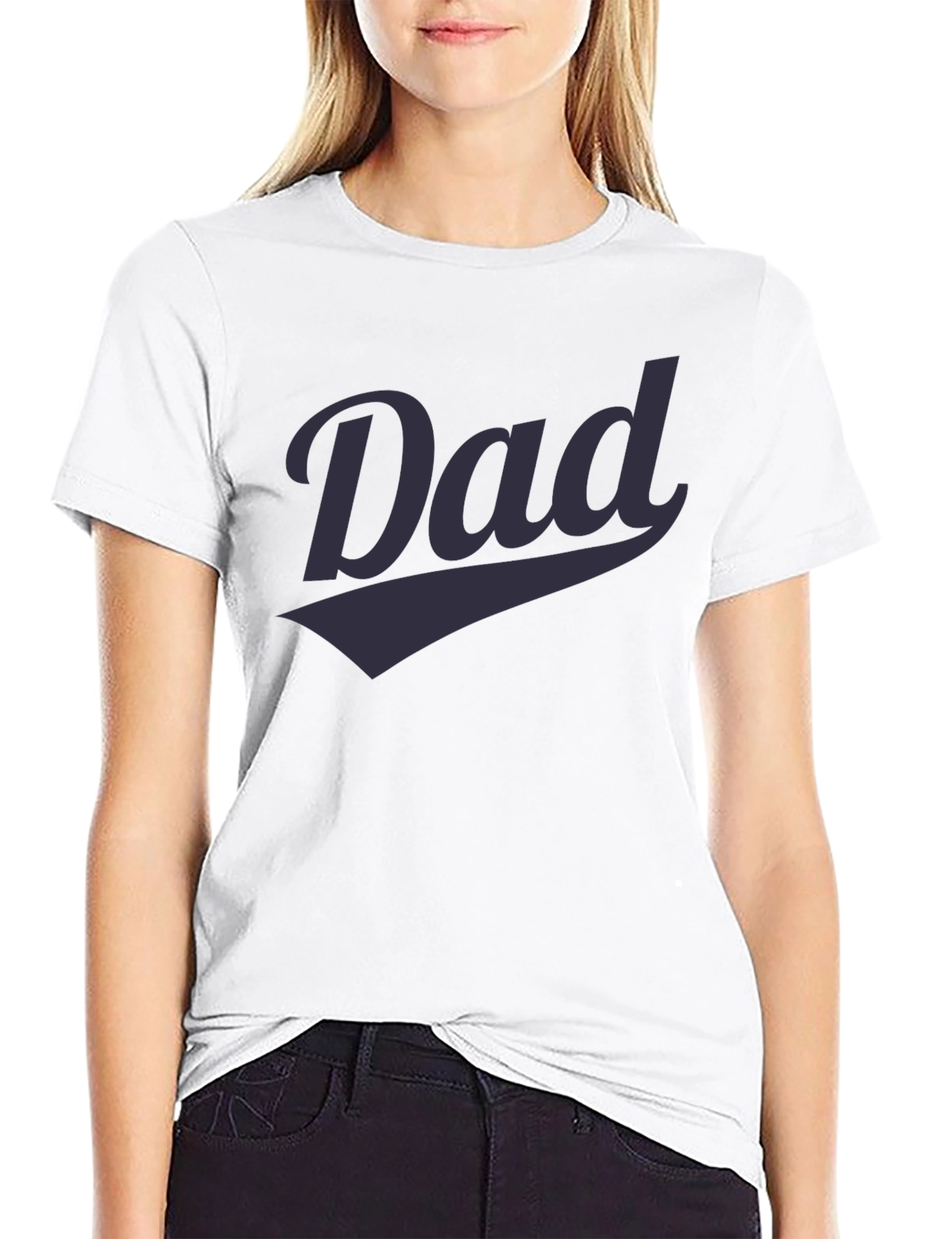 Dad Script T-Shirt - Comfortable Casual Wear