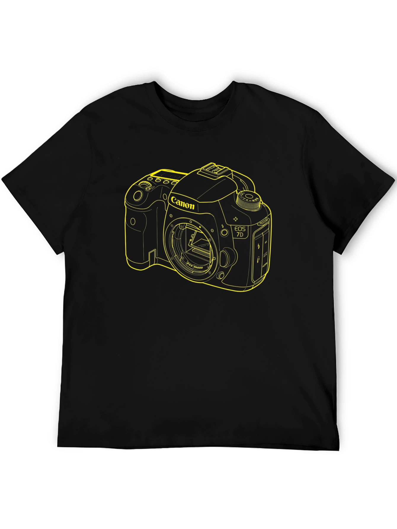 Canon Camera Graphic T-Shirt - Black
