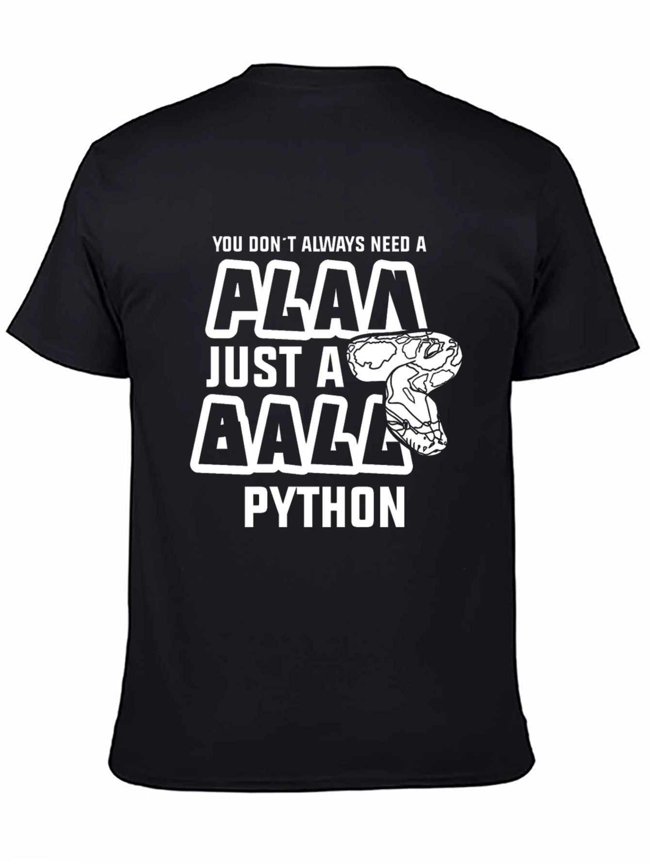 Funny Ball Python Graphic Tee