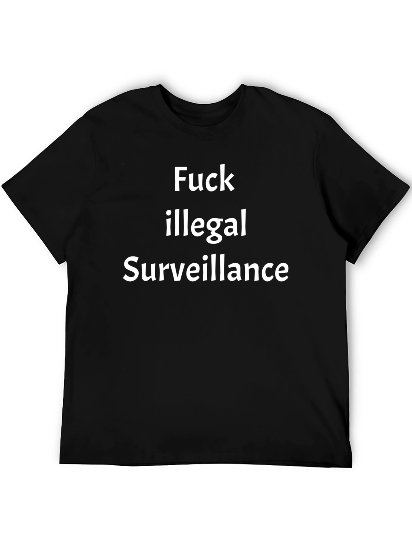 Anti-Surveillance Black T-Shirt