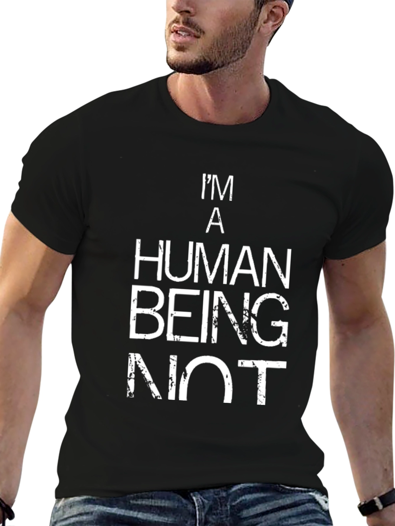 Im A Human Being Not Funny Graphic Tee