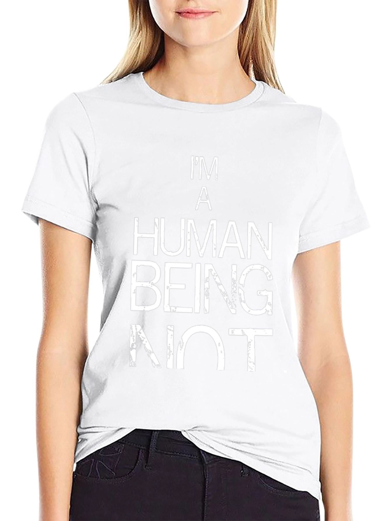 Im A Human Being Not Funny Graphic Tee