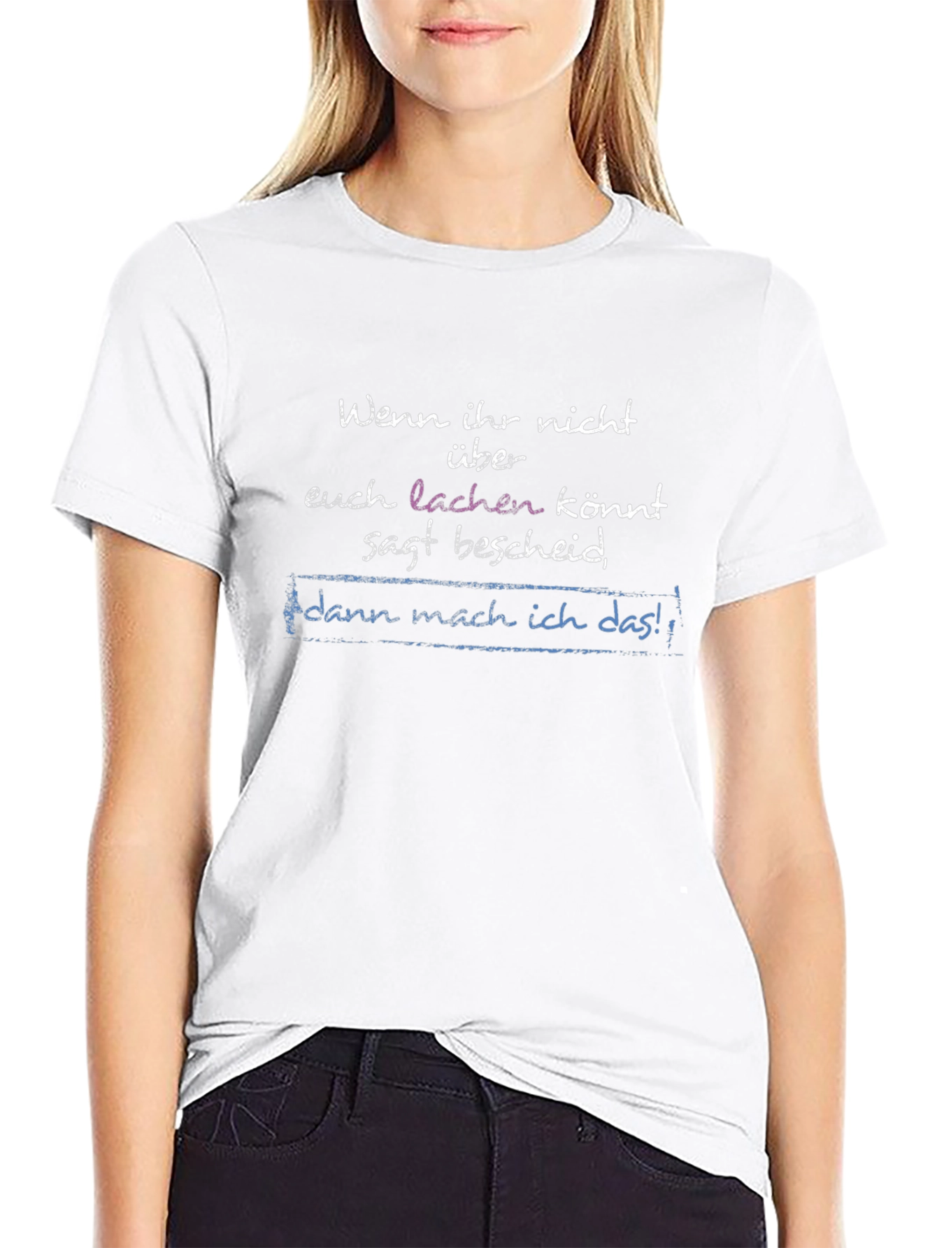 Humorous German Phrase T-Shirt - Black